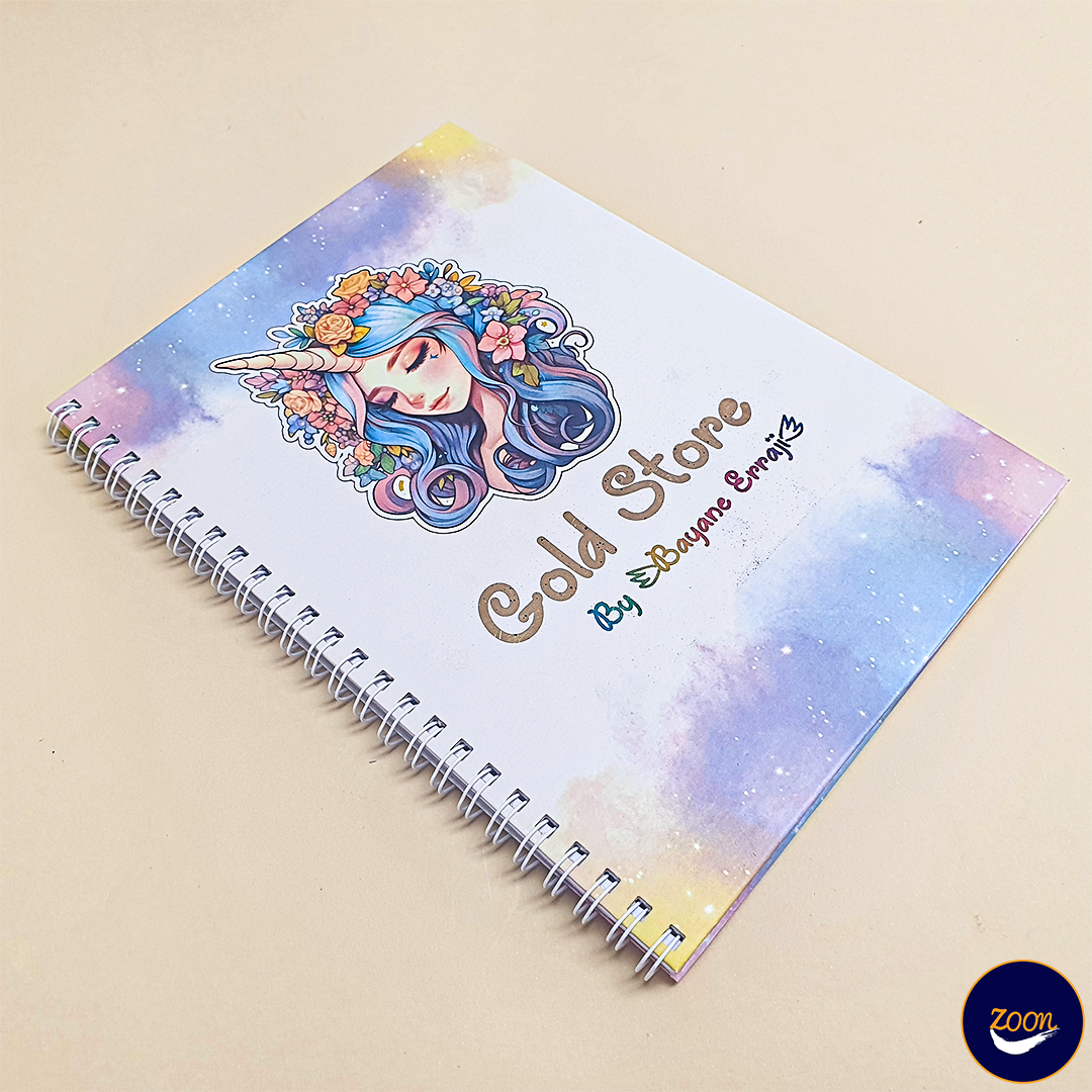 Couverture De Cahier Spirale Kawaii Laisse Illustration